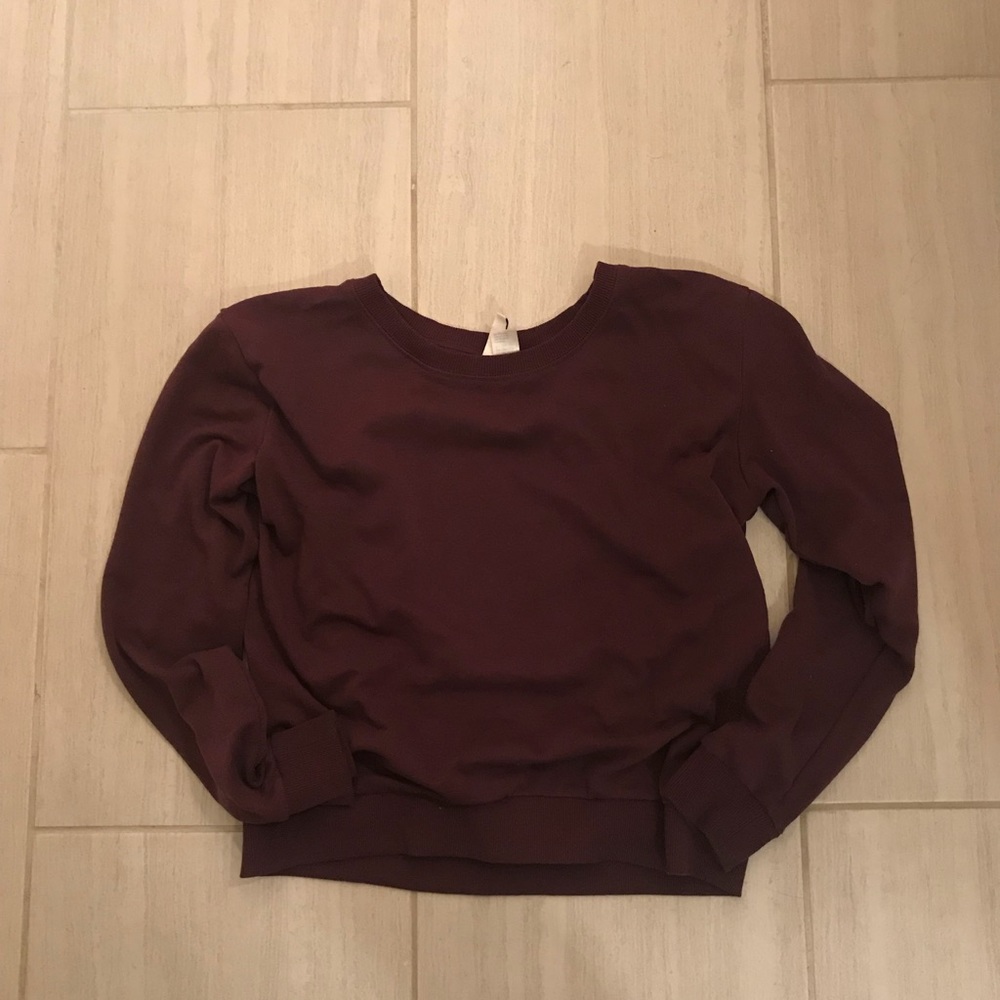 Maroon long sleeve shirt - Picture 3 of 6